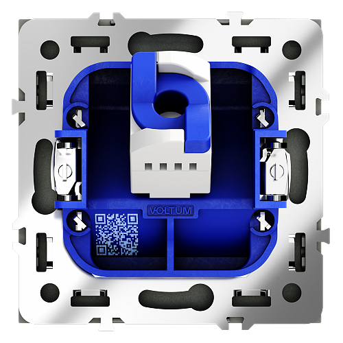 Розетка компьютерная Voltum S70 RJ45 кат.6, графит VLS060107