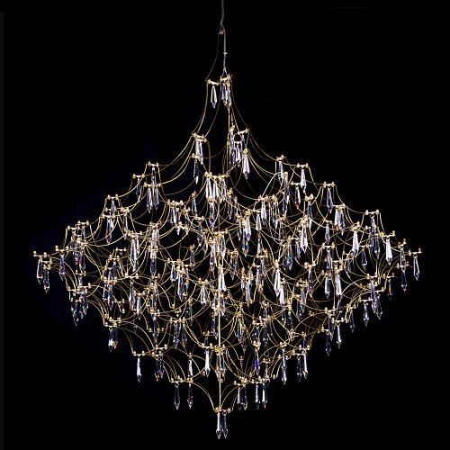 Подвесной светильник LED 135W 3000К 10259/1200 Gold Asfour золото Mira LOFT IT