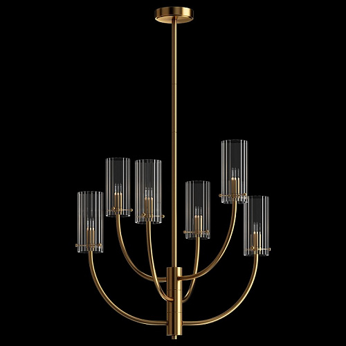 Люстра на штанге 61см Maytoni Arco MOD223PL-06BS