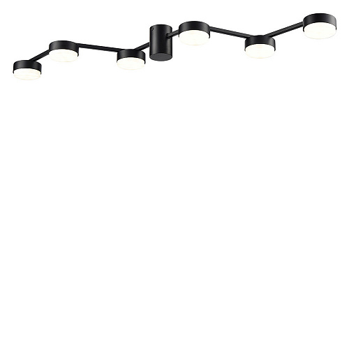 Люстра потолочная 6*GX53 8187/6C черный Comfi Dabra Lumion