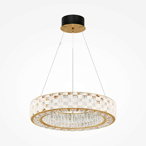 Подвесной светодиодный светильник 40W 3000K MOD336PL-L120G3K золото Castello Modern Maytoni
