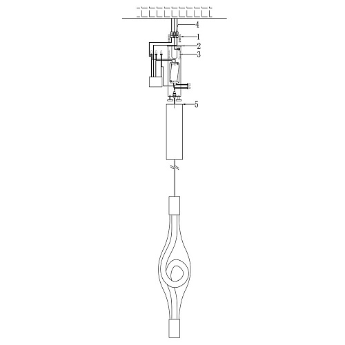 Подвесной светильник Maytoni Loop 14W 3000K MOD290PL-L14BS3K